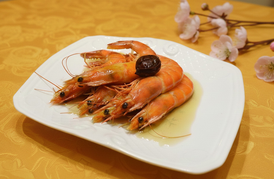 紹興醉大蝦。