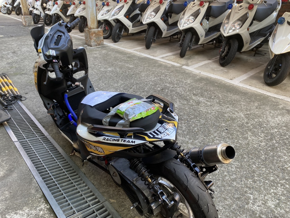 蘆竹警方強力執法，查扣改裝噪音拼裝車、還社區安寧。