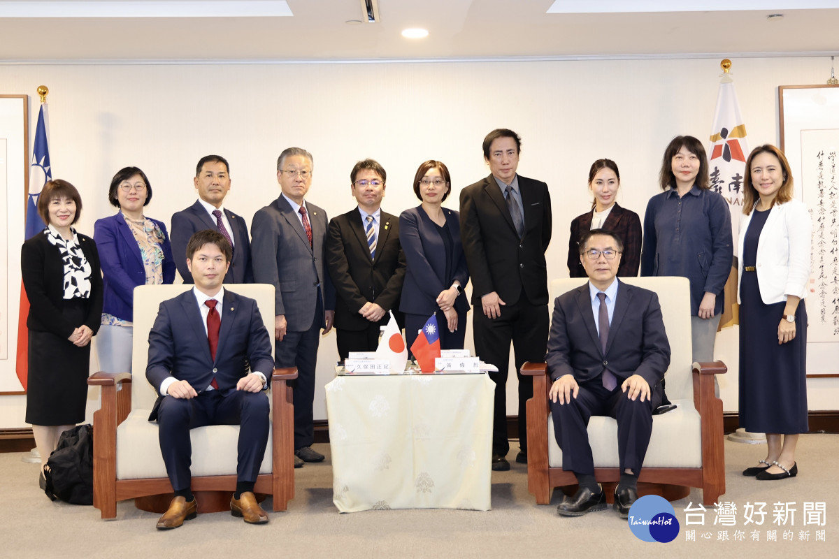 締盟四週年　日本京都市議會訪問團拜會黃偉哲