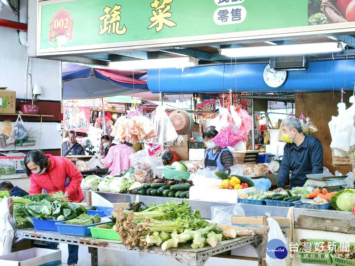 彰化市4處公有市場聯合促銷登場，加倍券與抽萌娃雙重好康吸客。圖／記者鄧富珍攝<br />
<br />
