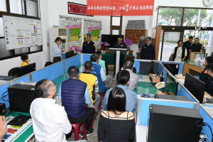 嘉義市政府警察局第二分局昨天舉行南門派出所卸、新任所長布達典禮／警方提供