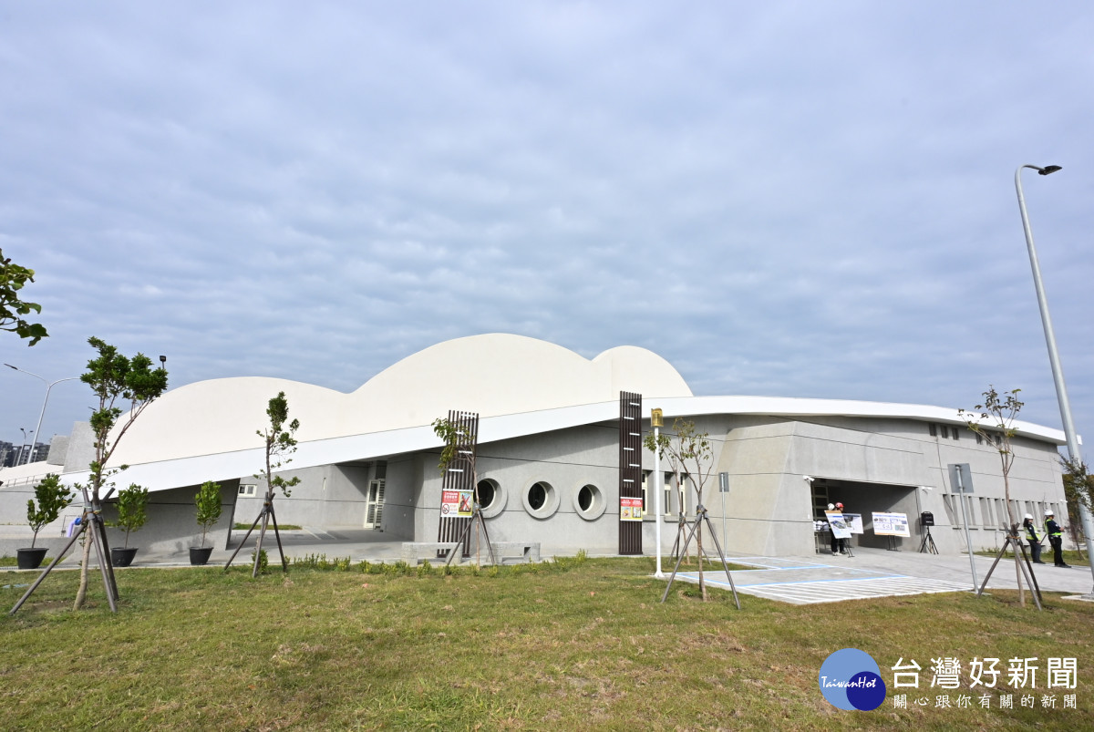 「白色恐龍屋」成新亮點　和美水資源回收中心即將完工