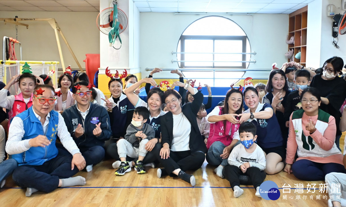 相信有愛就有奇蹟,家扶彰化發展學園慢飛天使圓夢迎聖誕。圖/記者鄧富珍攝