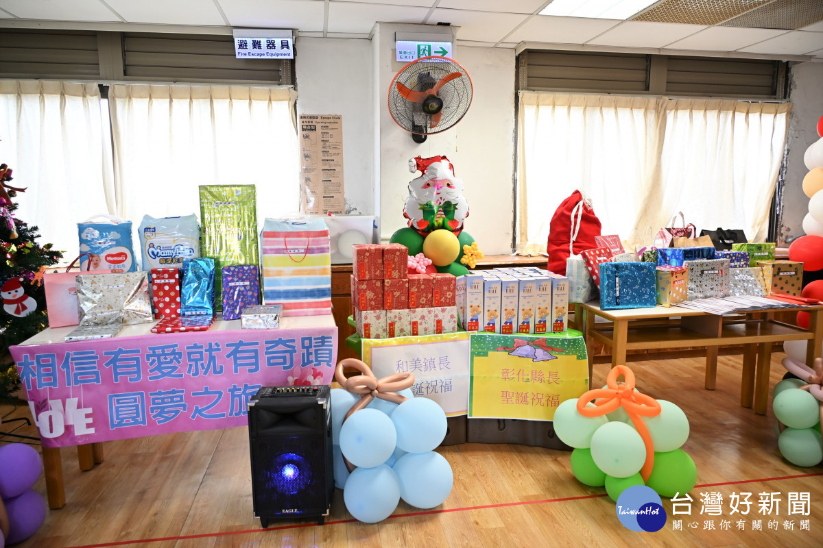 相信有愛就有奇蹟,家扶彰化發展學園慢飛天使圓夢迎聖誕。圖/記者鄧富珍攝