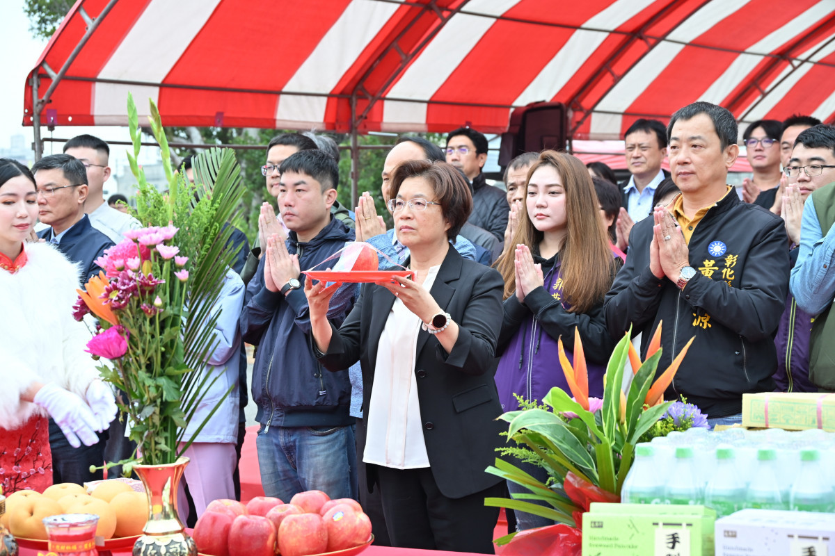 挹注6,500萬改善校地不足，文開國小第二校區校舍新建工程動土。圖／記者鄧富珍攝