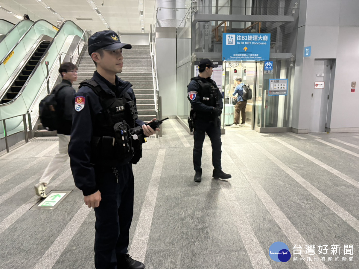 防範模仿效應　桃園機捷全面升級維安、霹靂小組進駐戒備