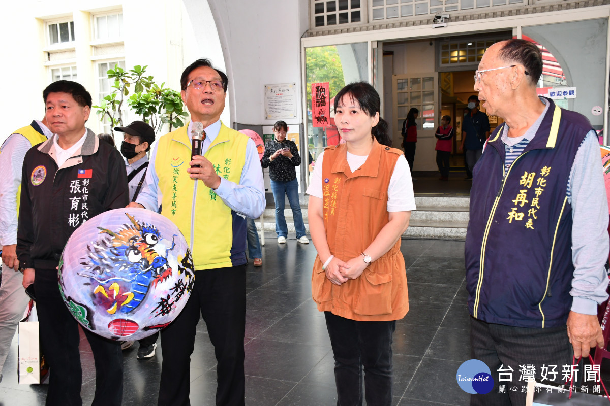 林世賢市長語重心長籲請政治人物除了爭取建設也要重視藝術文化涵養與推廣工作。圖／記者鄧富珍翻攝