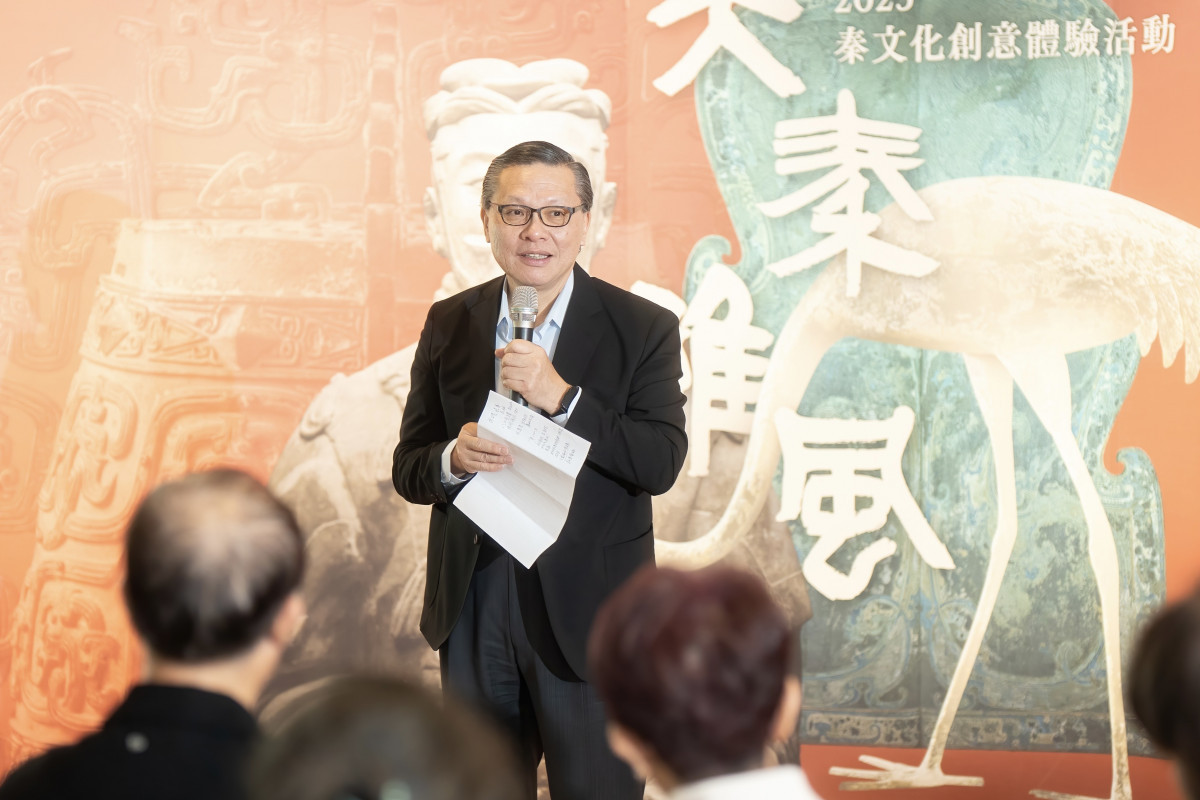 社團法人中華翰維文化推廣協會 陳春霖創會理事長代表兩岸主辦方致詞/社團法人中華翰維文化推廣協會提供