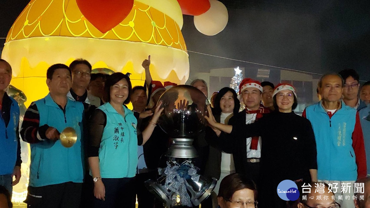 2025田中光影聖誕踩街  首發「幸福許願馬」讓民眾能夠夢想成真