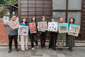木博館系列繪本集結多位創作者及作家，吳欣芷、貓魚、海德薇、南君、詹波、海德薇等作家合影