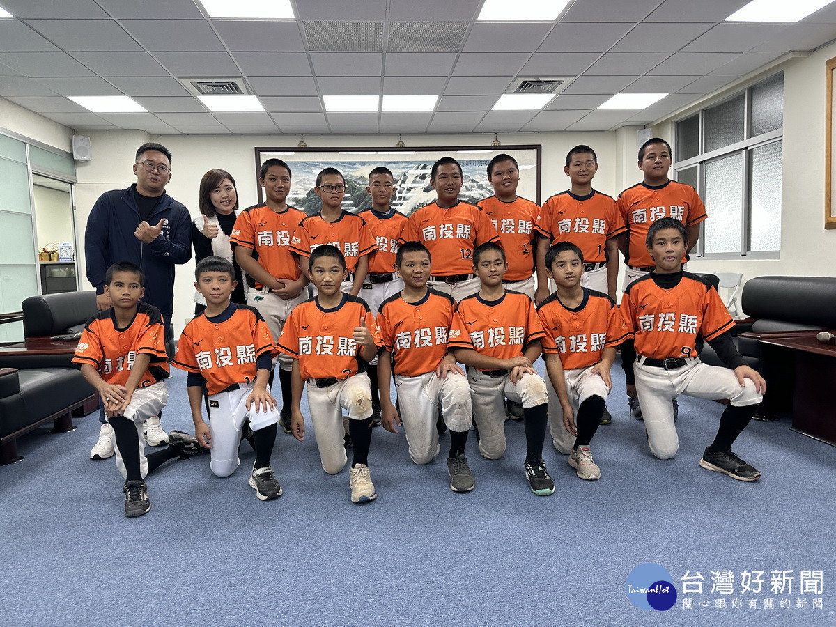 南投之光新街小將。（記者扶小萍攝）