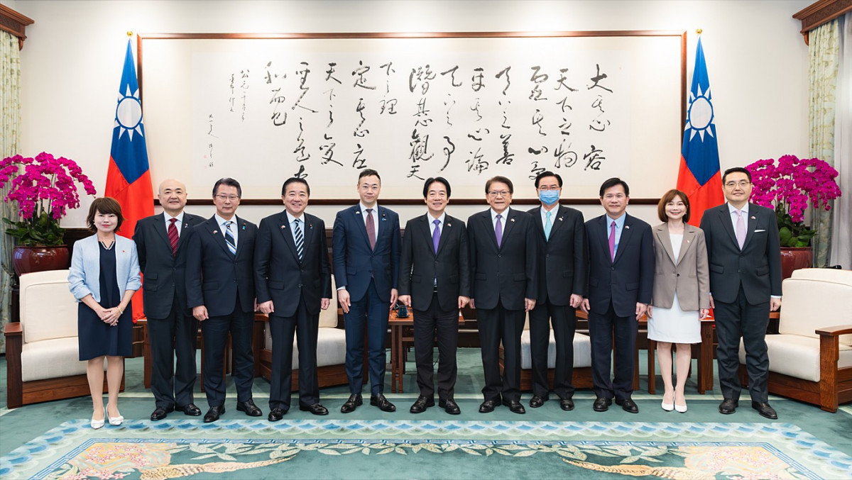 總統接見日本多名參、眾議員　賴清德盼深化台日夥伴關係　拓展更多元合作