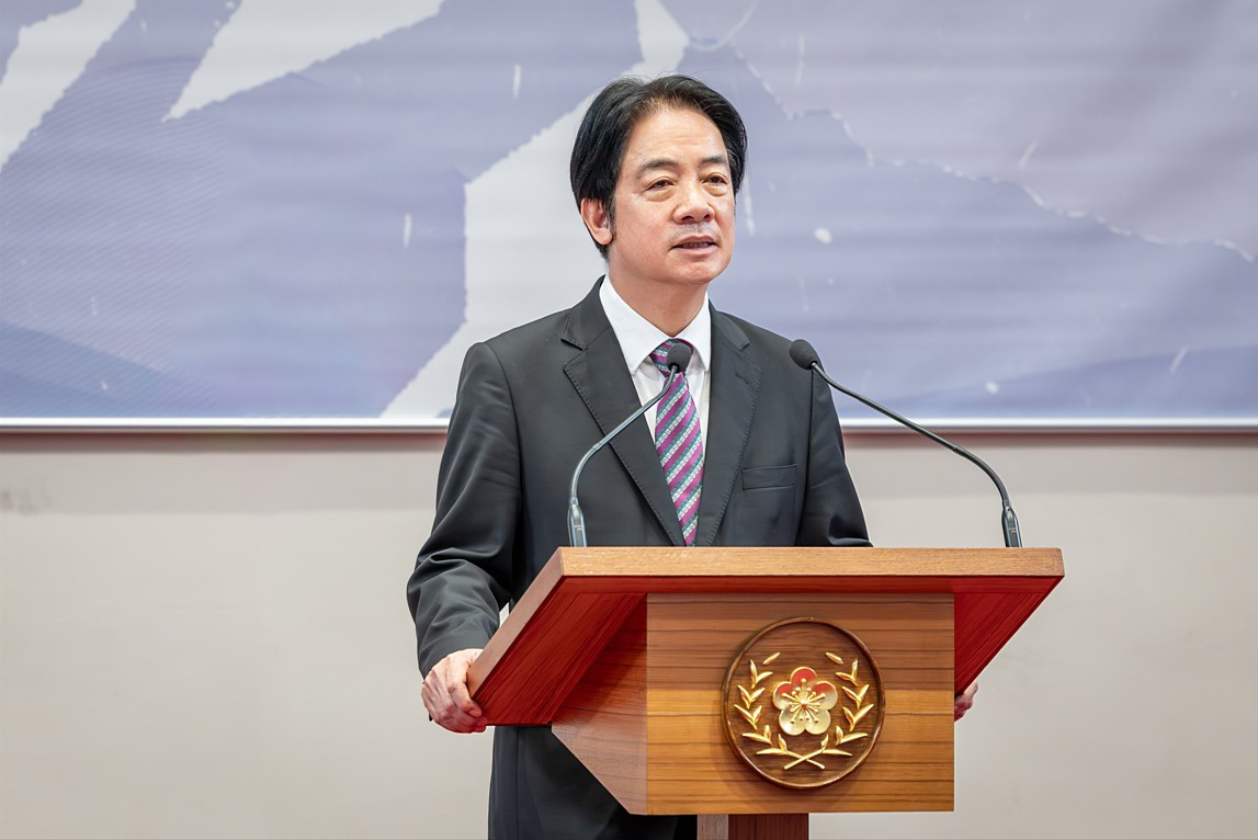 總統暨民主進步黨黨主席賴清德。（資料照片，圖源：總統府Flickr）