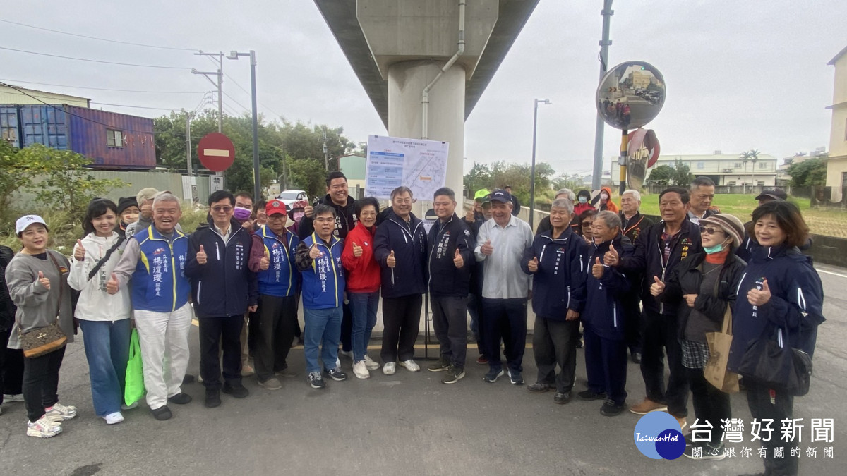 委楊瓊瓔、市議員羅永珍爭取改善神岡區9條道路品質，獲多位鄉親肯定。