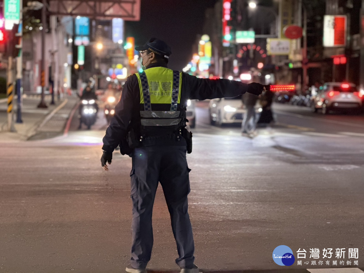 嘉義市警局全面提升維安層級，已完成跨年夜警力部署規劃，請民眾安心參與盛會／警方提供