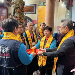 潭水亭觀音媽廟首位女性主委林玉鶴就任。