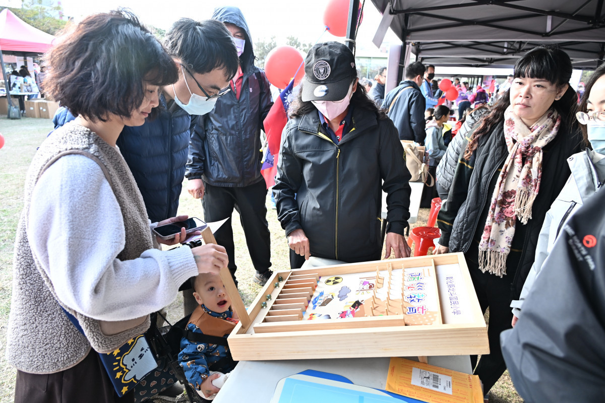 鹿港元旦升旗迎2026，王惠美表示改造彰化持續向前。圖／彰化縣政府提供