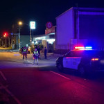 劉分局長帶隊取締改裝車。林重鎣