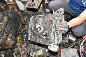 嘉義市政府消防局提醒，使用卡式爐務必留意安全細節，若在選購或使用上疏忽，恐導致嚴重意外／嘉義市府提供