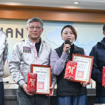 平鎮區長蕭巧如分享獲獎心得。