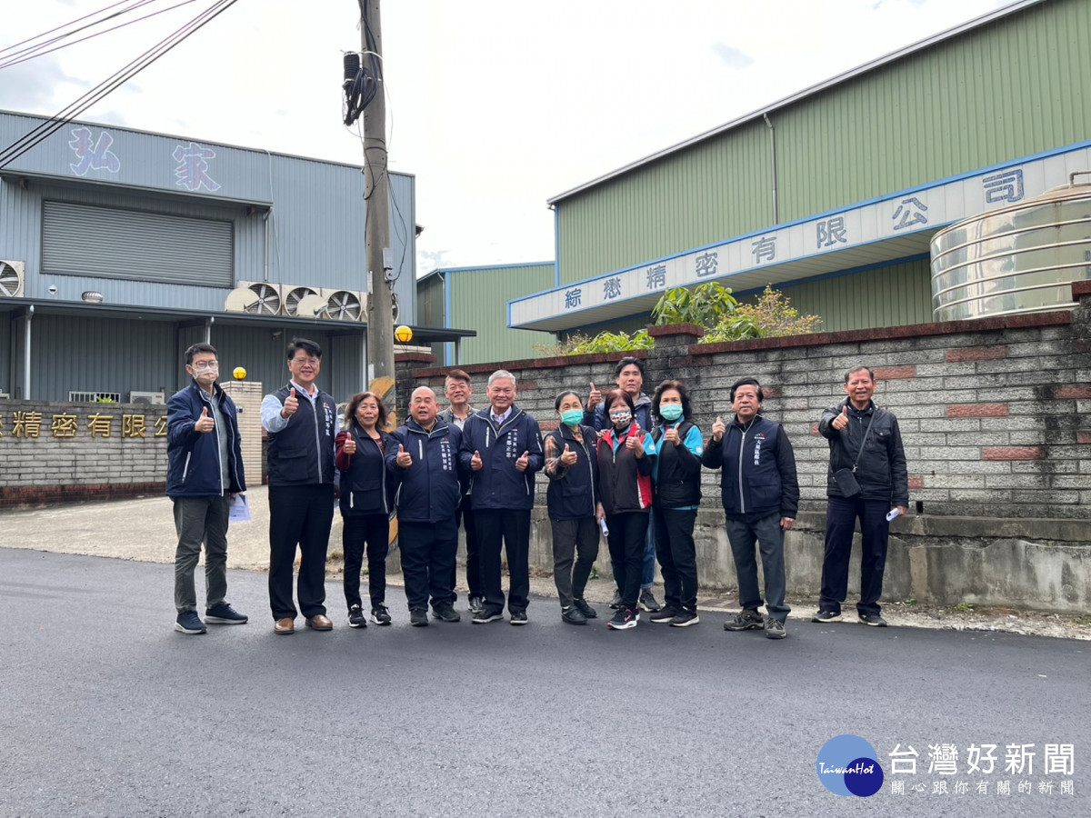大里區草堤路158巷道路重舖完工，改善行車舒適性與安全性
