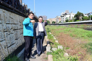 縣長楊文科提早親赴現場會勘。