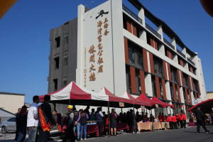 雲林縣四湖鄉三條崙海清宮新建休閒大樓今天正式啟用／翻攝照片