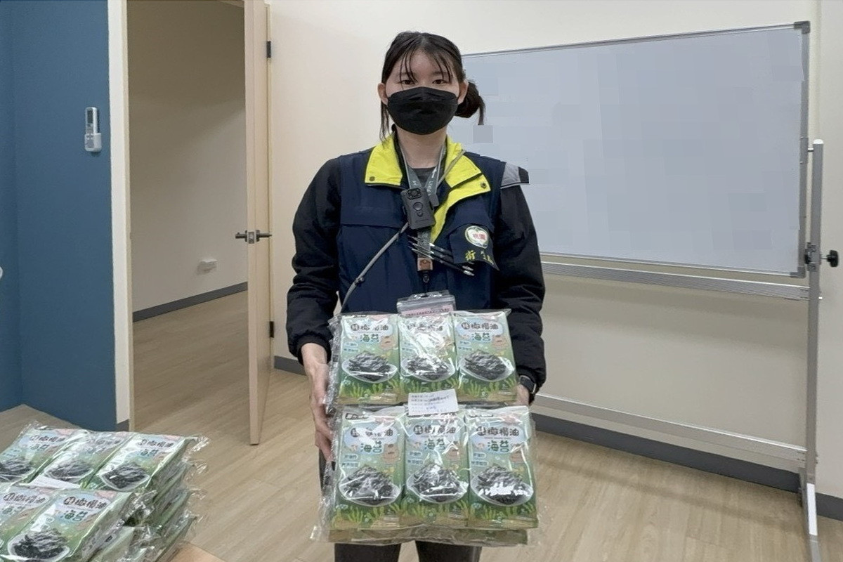 桃園市衛局公布嬰幼兒海苔監測結果，相關產品均已下架。<br />
