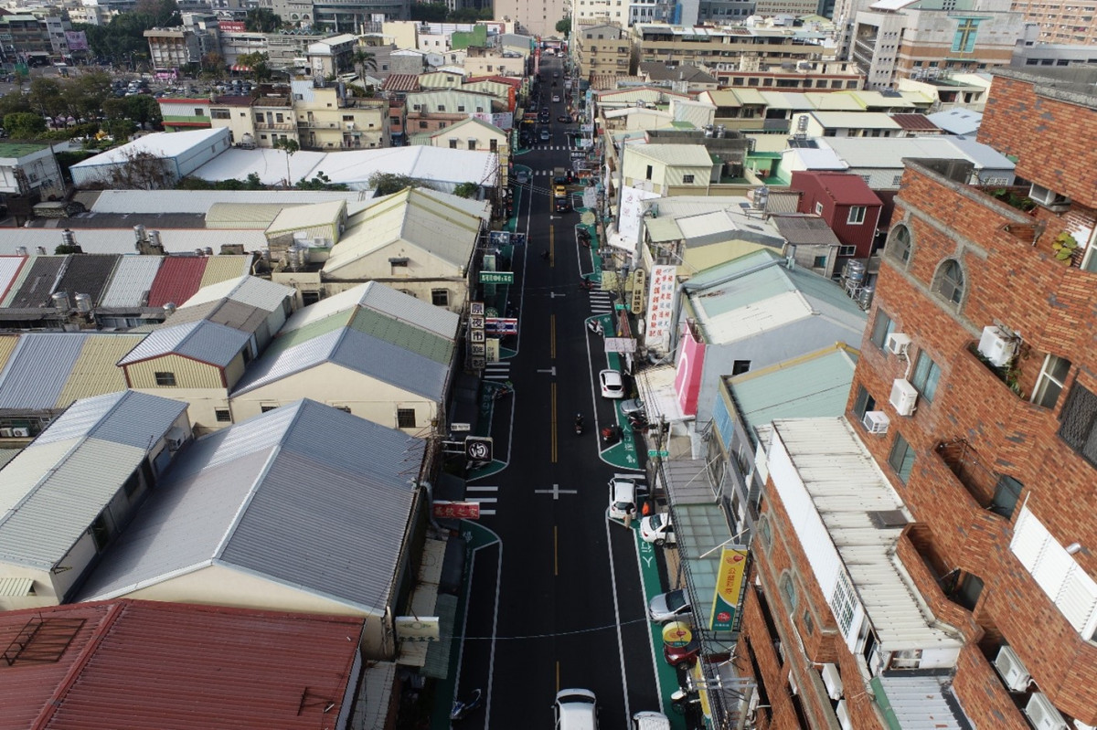 大埔路交通改善見成效，事故件數顯著下降。圖／彰化縣政府提供