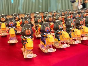 嘉義縣府將在台灣燈會期間限量發放「喔熊馬抵嘉」小提燈／嘉義縣提供