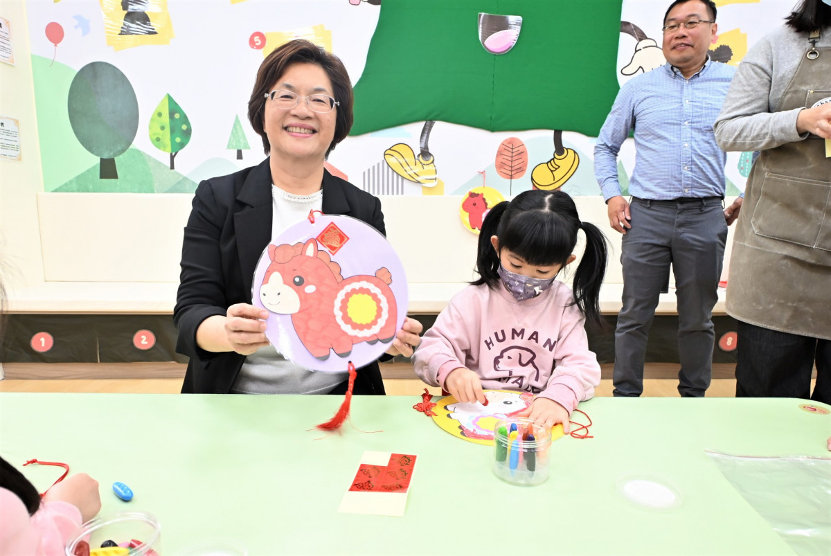 減輕育兒負擔，彰化第10間公設托嬰中心、親子館同步啟用。圖／彰化縣政府提供