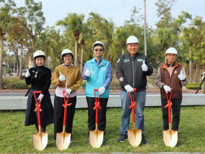 2026台灣燈會進入倒數，嘉義縣政府今(16)日在社規師燈區舉行動土祈福儀式／嘉義縣府提供