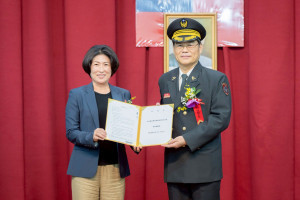 臺東縣消防局長布達　饒慶鈴期許帶領團隊再創高峰
