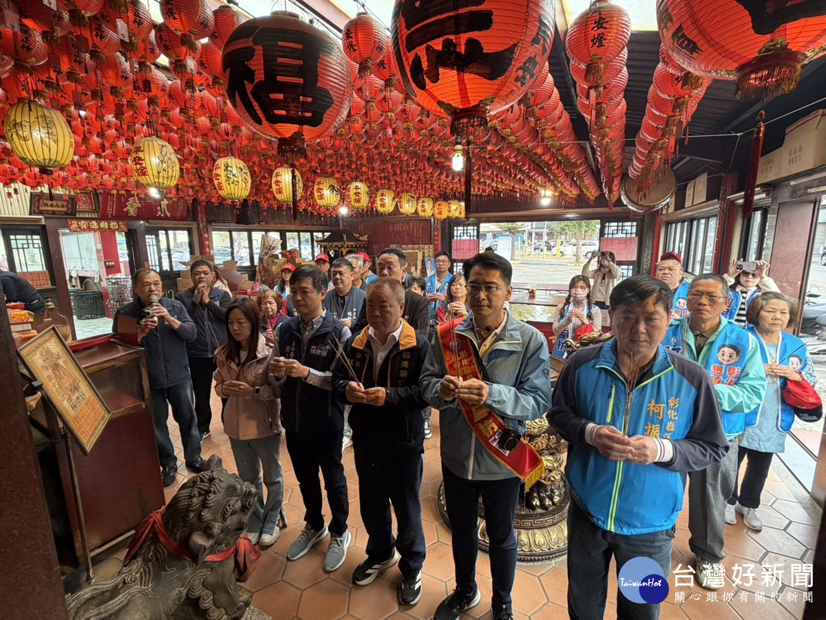 國民黨提名未明   柯呈枋赴福德宮祈福發春聯：對提名有信心