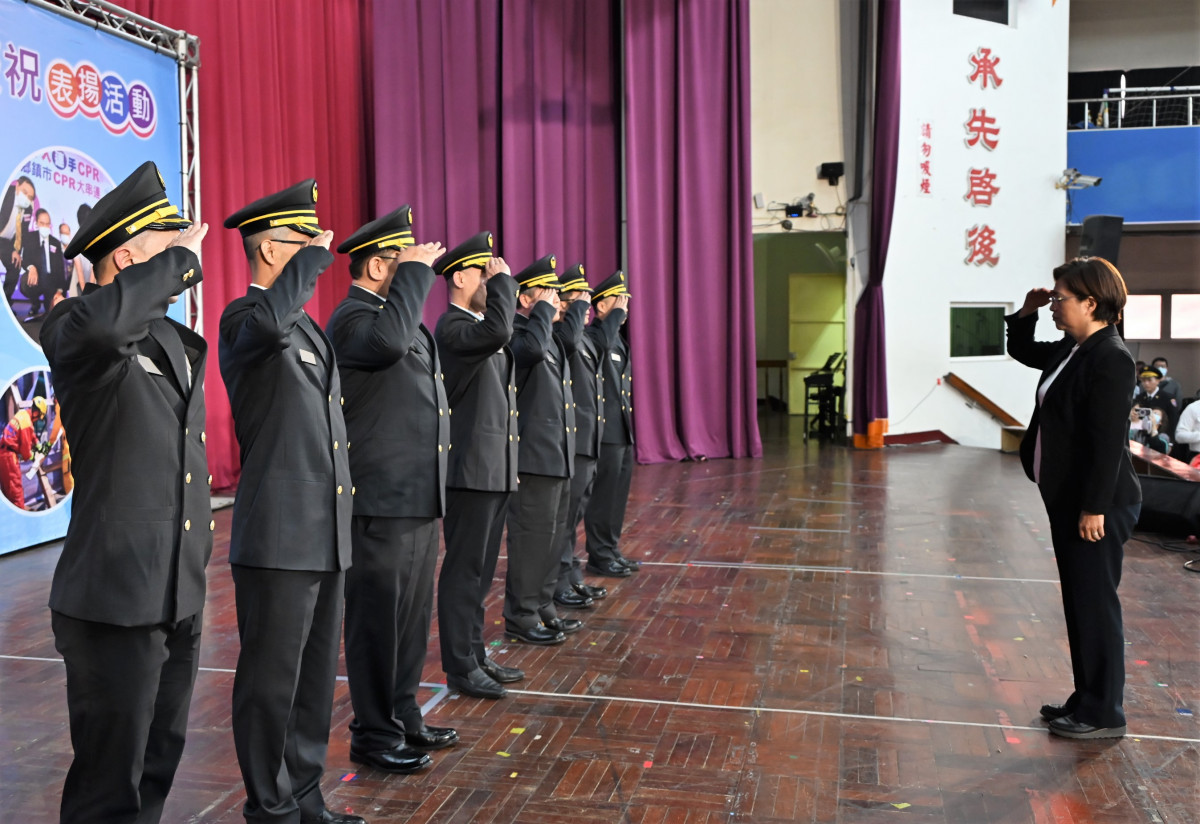 彰化縣119消防節活動登場，盛大表揚192位績優人員。圖／彰化縣政府提供