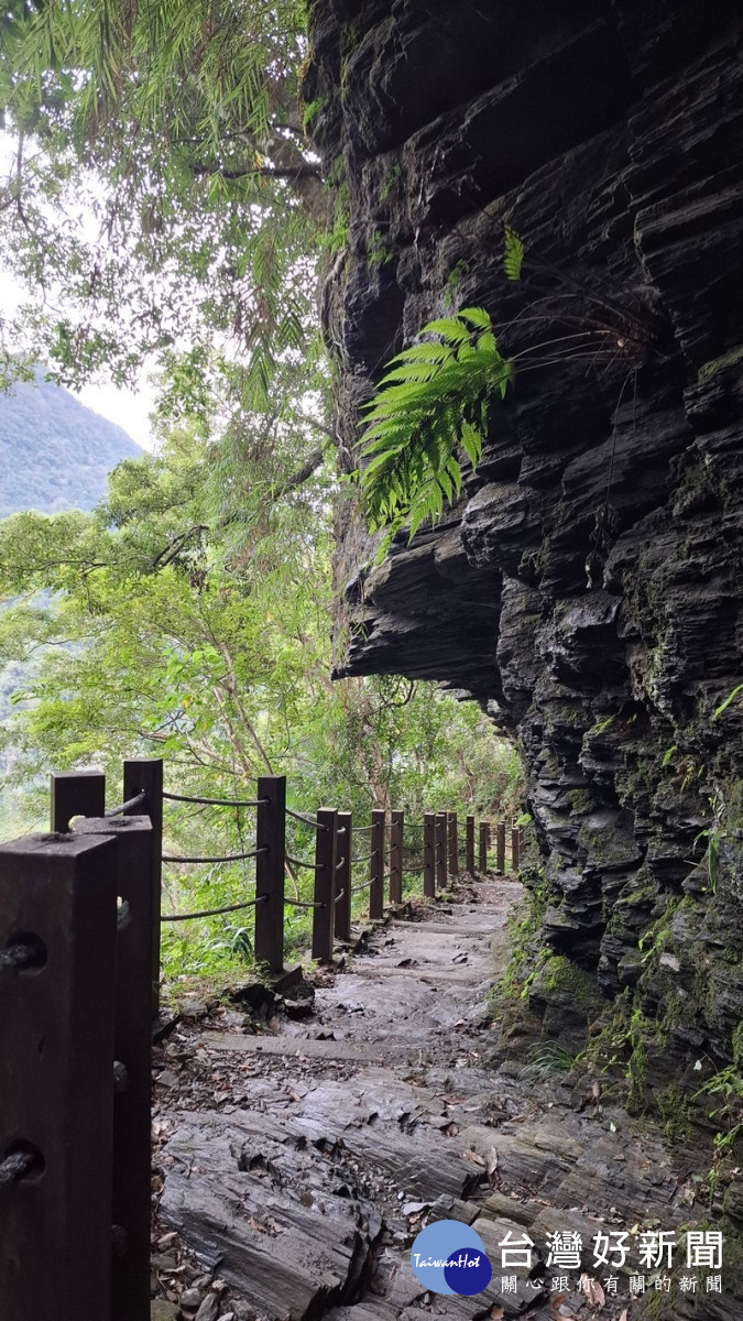 步道一隅。（玉管處提供）