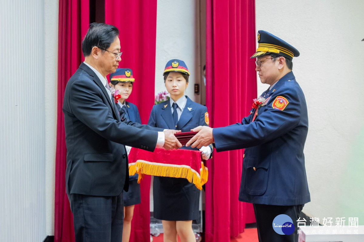 張市長期勉新任警政同仁能憑藉豐富經驗，持續提升治安作為。
