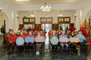 竹市「義消健檢135」健康檢查補助政策發表會。