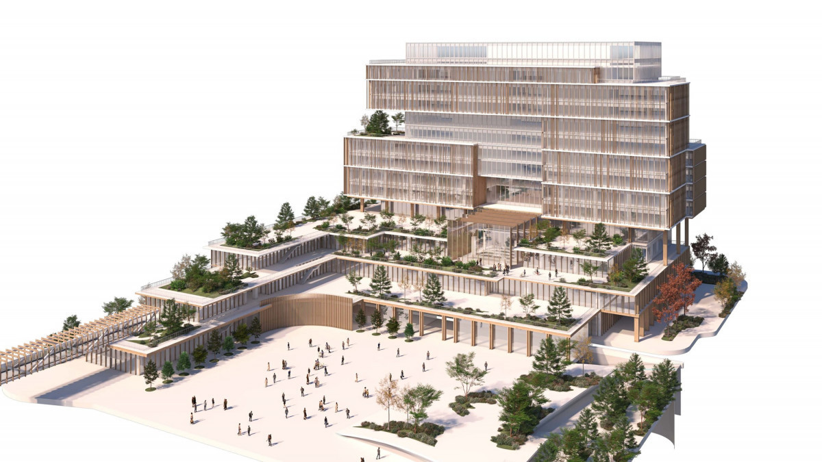 北棟大樓模擬圖/嘉義市府提供