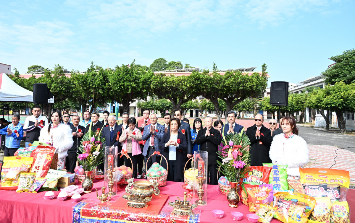 公私協力投入2,000萬元,埤頭國小「上智圖書館」動土打造閱讀新地標。圖/彰化縣政府提供