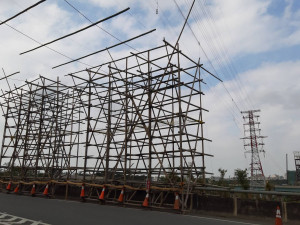 台電未經允許架設電纜，寶山鄉公所嚴厲譴責。