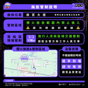 2026台灣燈會將在3月3日晚間施放中高空煙火秀／嘉義縣府提供