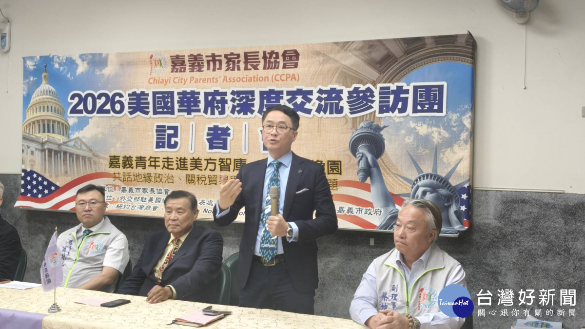 紐約台灣商會會長張育誠是北興國中校友,也是嘉義子弟。(圖/記者陳致愷攝影)