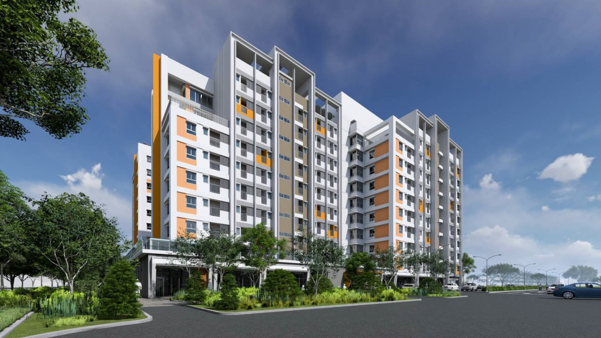 高雄市大寮社會住宅模擬圖。(圖/高雄市府都市發展局)