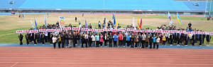 彰化中小學聯運登場，3,200多名選手齊聚競技場拚榮耀。圖／彰化縣政府提供