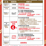 嘉義市115年農曆春節垃圾清運表／嘉義市府提供