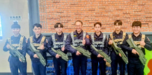 蘆竹分局舉辦 「鐳射對戰，流汗不留憾」 青少年活動。