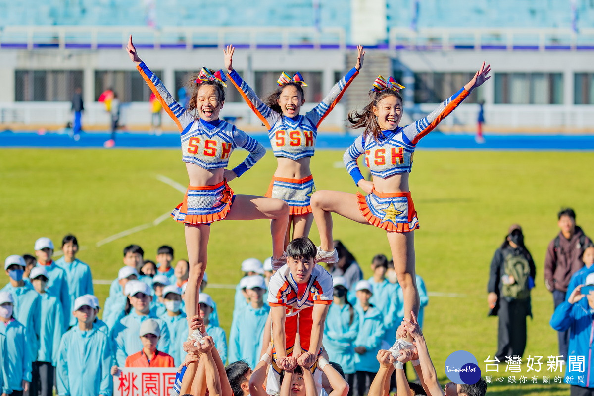 「115年桃園市中小學校聯合運動會」開幕典禮表演。<br />