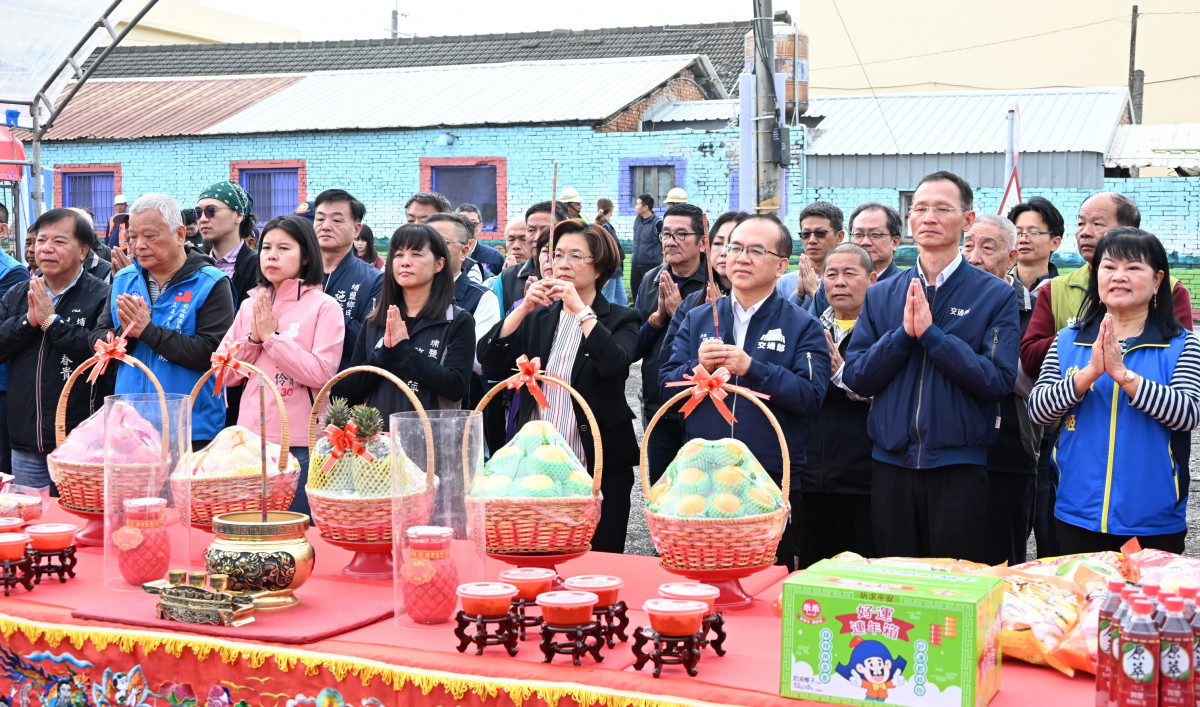 中央地方攜手合作新典範，投入5.7億元建交通新動脈，台76線新水交流道聯絡道正式開工。圖／彰化縣政府提供