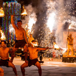 滿載原住民族歌舞力量感的「火焰歌舞祭典」，帶領遊客進入一場跨越日月的感官盛宴。（九族提供）